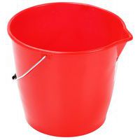 Household Cleaning Buckets - 12 Litre - Plastic Spout - Manutan Expert