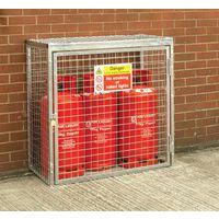 Galvanised 2-9 Gas Cylinder Storage Cages For 19 & 47kg Cylinders