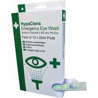 Small Wall Mounted Eye Wash Pod - Safety First Aid HypaClens
