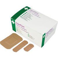 100 Heavy Duty Fabric Band-Aid/Plasters - Safety First Aid HypaPlasts