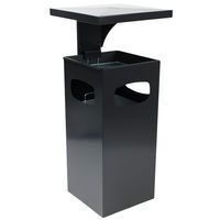 Standing Cigarette/Litter Bins - Outdoor -  38l Capacity - Manutan Expert