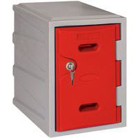 Small Plastic Wet Area Locker - Various Colours - Coin Lock - Elite