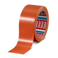 Orange PVC tape for buildings - 4843 - tesa
