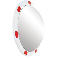 130° Round Safety Mirror - Convex - Outdoor Traffic - Manutan Expert
