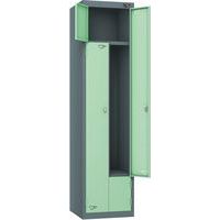 Carbon Zero Z Style Locker - 1800x380x450mm - Cam Locks - Pure Prime