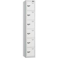 Pure 6-Door Carbon Zero Storage Locker - Hasp Locks - 1800x450x450mm