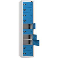 Powered Laptop Charging Locker With 10 Doors & 2-USBs - Pure Power