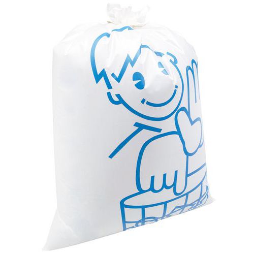 Otje white bin bag - Thick and reusable