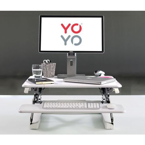 Sit-Stand Small Desk Converter - Home/Office Desk Riser - Yo-Yo 70 ...