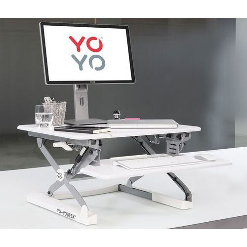 Sit-Stand Small Desk Converter - Home/Office Desk Riser - Yo-Yo 70 ...