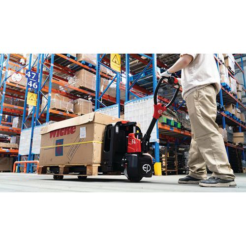 Fully Electric Pallet Truck Heavy Duty 1500kg Capacity F4 Manutan UK