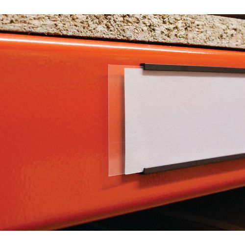 Label Holders Signs & ID 1m Strip Manutan UK