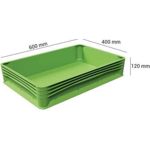 Stackable Containers Europe Eurowave European standard stackable container - Length 400 to 600 mm ...