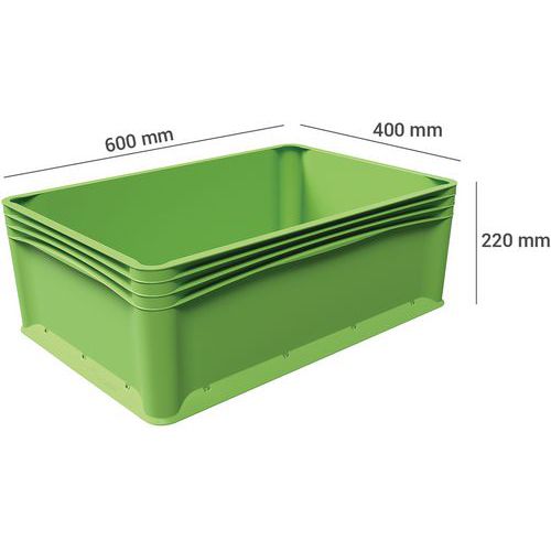 Stackable Containers Europe Eurowave European standard stackable container - Length 400 to 600 mm ...