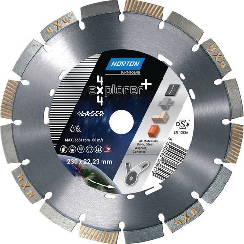 Explorer 4 x 4 diamond cut-off disc Explorer 4 x 4 diamond cut-off disc