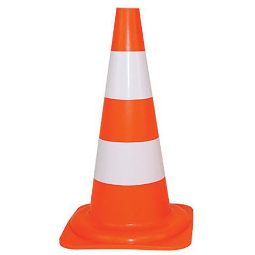 Fluorescent orange safety cone Fluorescent orange safety cone