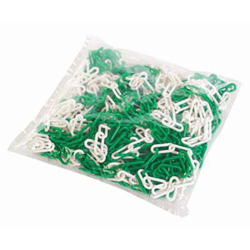 Plastic chain in bag - White/Green Plastic chain in bag - White/Green