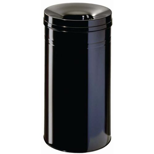 Fireproof metal dustbin 30 l Manutan UK