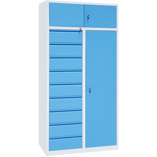 Manutan Large Workshop Storage Cabinet - 1950x940x500mm Manutan Large Workshop Storage Cabinet - 1950x940x500mm