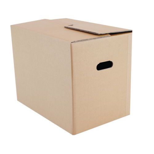 Removal box with easy-close lid and bottom Removal box with easy-close lid and bottom