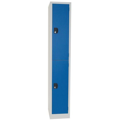 Storage Lockers 2 Door 1800x300x500mm Standard Metal Locker