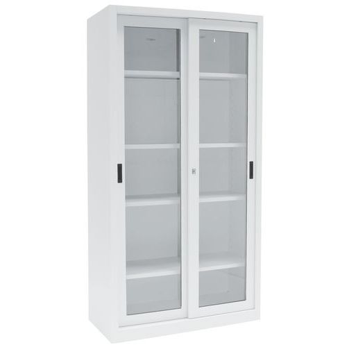 Steel Cupboard Sliding Vision Doors 2000mm Tall Free Delivery