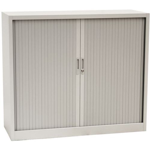 Tambour Door Cupboard - Space-Saving Low Cabinets - Manutan Expert