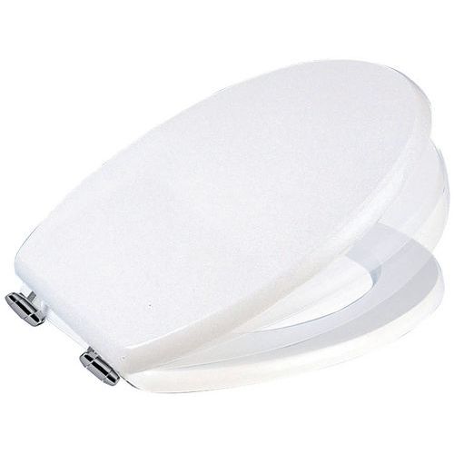 White MDF toilet seat Manutan UK