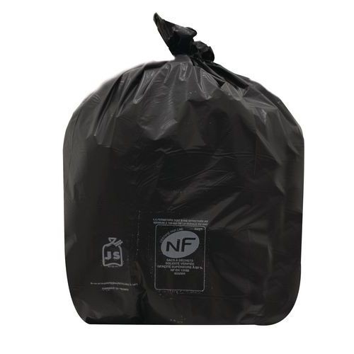 Black bin bags Heavy waste 60 to 130 l Manutan UK