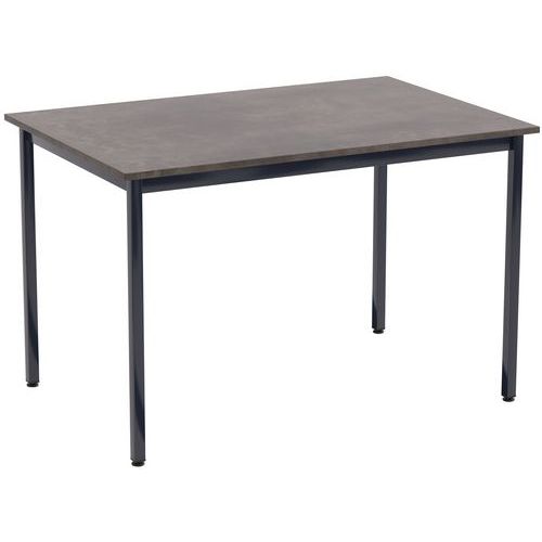 plateau anthracite piètement noir plateau anthracite piètement noir