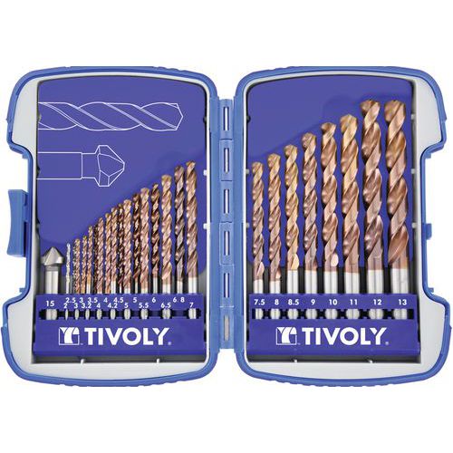 Set of Fusio HSS drill bits Bumper 26 pieces Manutan UK