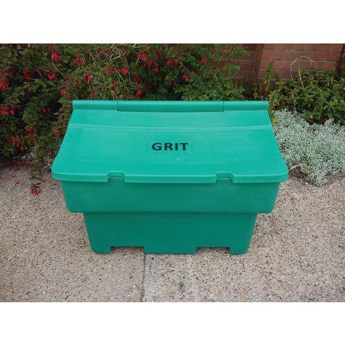 Green Grit Bin Grit Bins, Salt & Spreaders Manutan UK