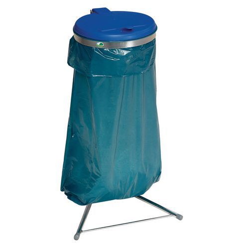 Bin bag holder with lid 120 l Manutan UK
