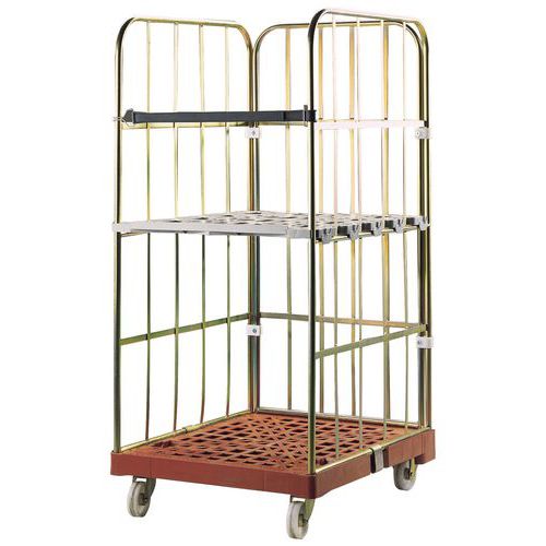 Shelf for mobile container Shelf for mobile container