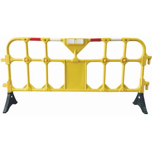 Plastic Safety Barrier 1050mm Traffic & Pedestrian Control Manutan