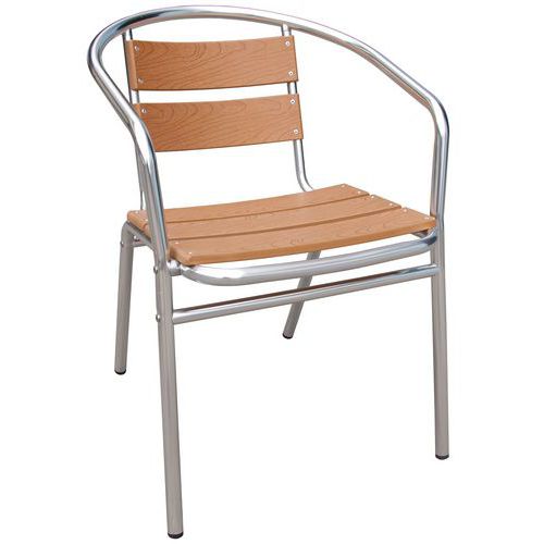 Texas Stacking Bistro Chair - Manutan Texas Stacking Bistro Chair - Manutan