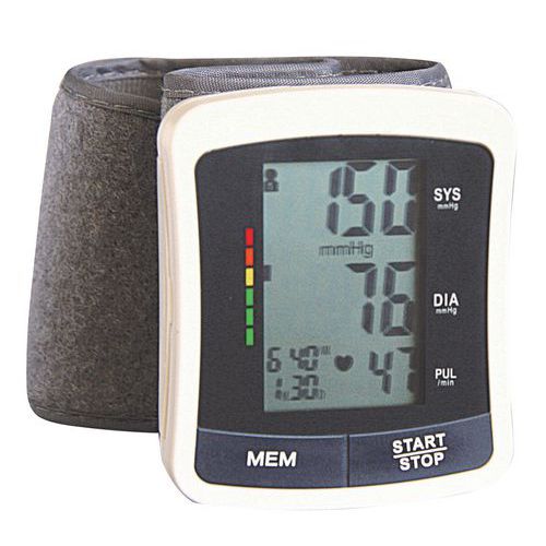 Electronic wrist blood pressure monitor