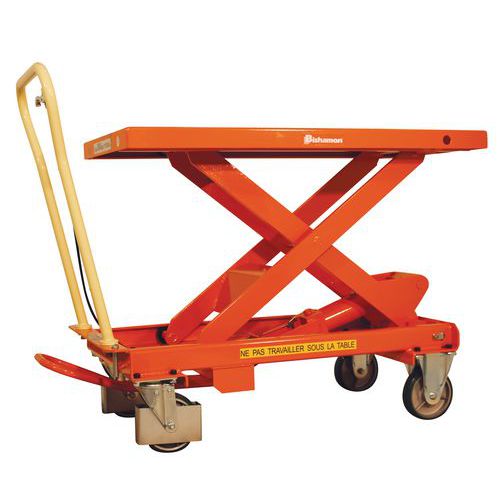 Bishamon Single Mobile Lift Tables Trucks & Stackers Manutan