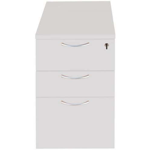 3 Drawer Pedestal Grey Manutan