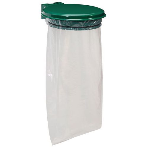 Outdoor Sack Holder with Lid 110L Recycling and Waste Manutan