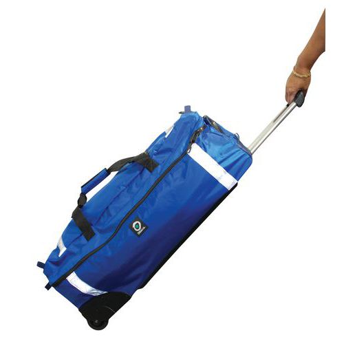 Flexible PPE bag with builtin transport handle Manutan UK