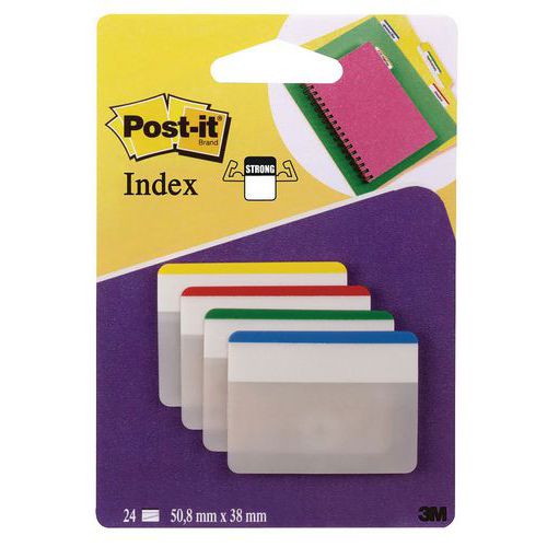 4 dispensers for Postit® large index tabs Manutan.co.uk