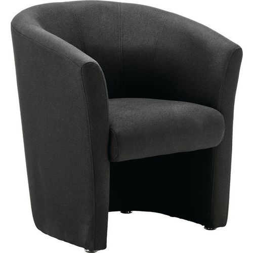 Black Reception Tub Armchair Neo Dynamic Manutan.co.uk
