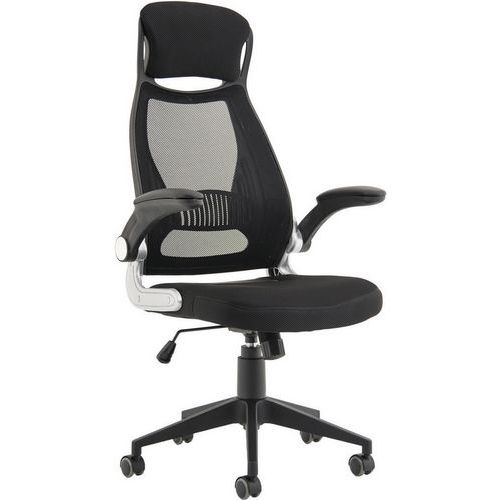 Black Executive Chair - Ergonomic High Mesh Back & Adjustable Arms Black Executive Chair - Ergonomic High Mesh Back & Adjustable Arms