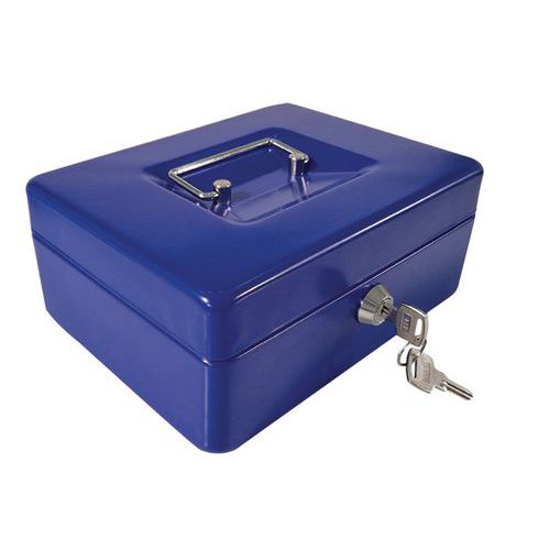 Economy Cash Box with 3 Compartments Manutan