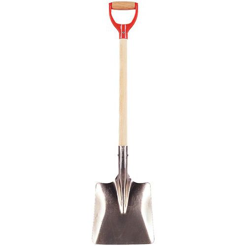 Aluminium shovel - Square - Short handle Aluminium shovel - Square - Short handle