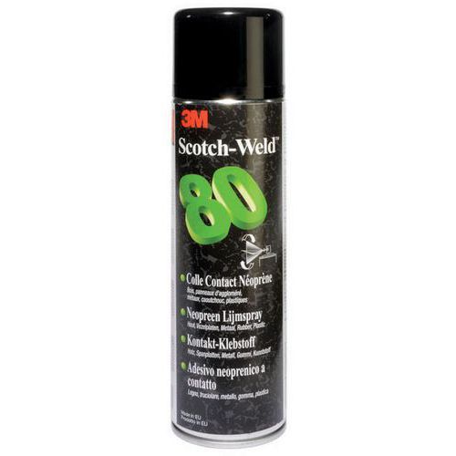 80 neoprene spray adhesive 500 ml 3M™ Manutan.co.uk