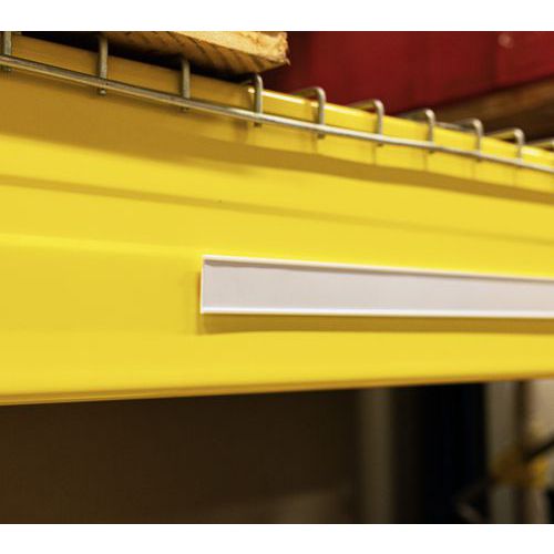 Label Holders Self Adhesive Label Holder 1m Strip Industrial
