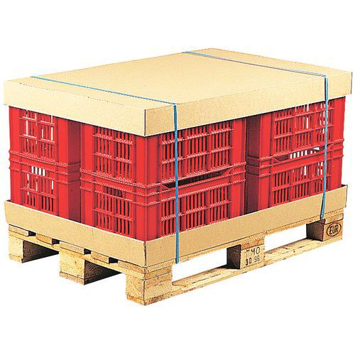 Cardboard pallet cover VPK Manutan.co.uk
