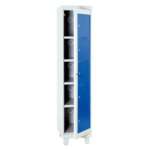 Cabinet for clean laundry - With compartments - Manutan Cabinet for clean laundry - With compartments - Manutan